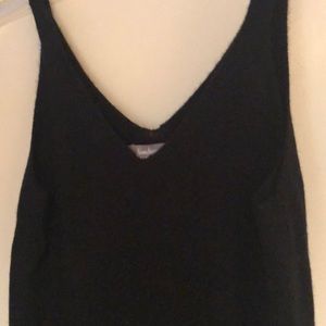 Black cashmere dress